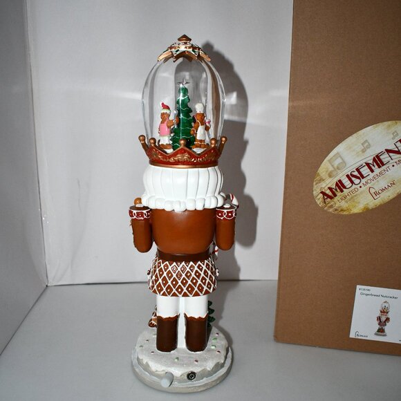 Roman Musical LED Gingerbread Nutcracker #135190 NWT - Picture 4 of 9